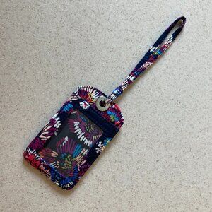 Vera Bradley Luggage Tag NWOT Midnight Wildflowers